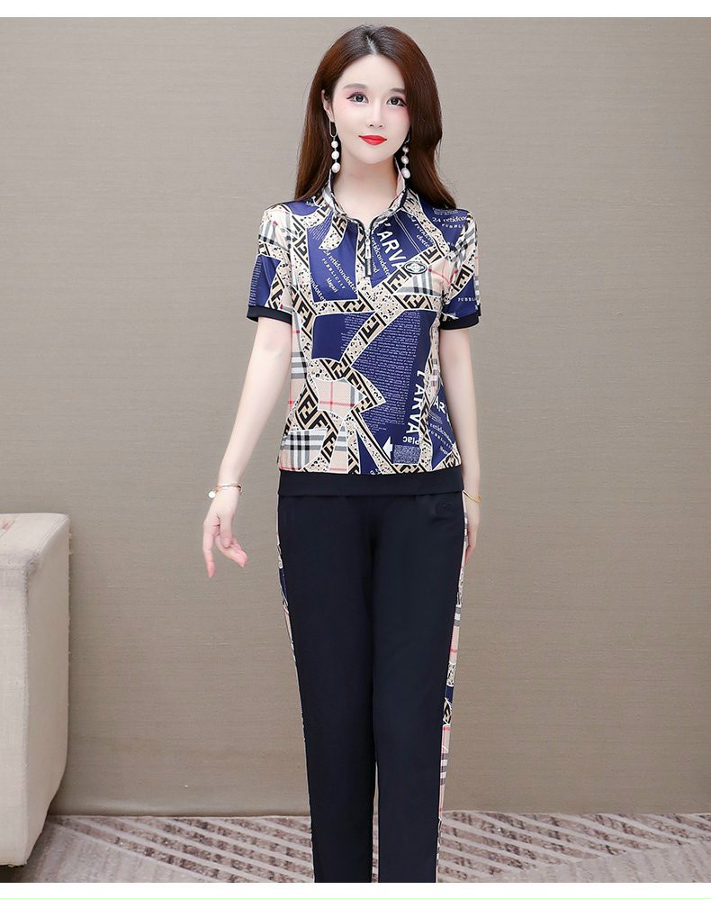 SET BỘ THỜI TRANG PHỐI HỌA TIẾT KHÓA KÉO - BTN295